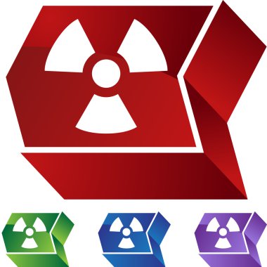 Radyoaktif uyarı web simgesi