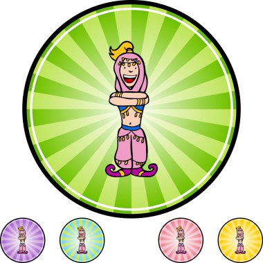 Cin kutsal kişilerin resmi düğme