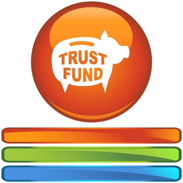 Trust Fund web icon — Stock Vector