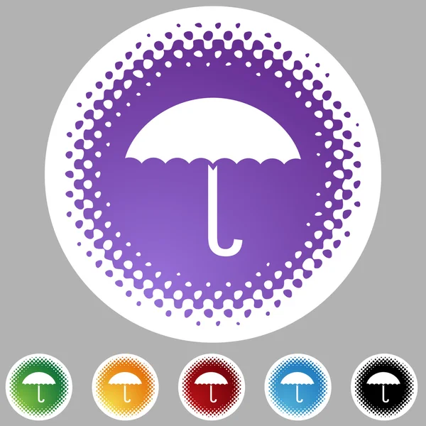Umbrella web icon — Stock Vector