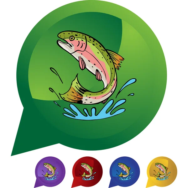 Ref-trout — стоковый вектор