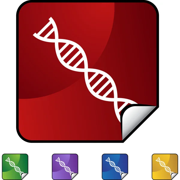 Εικονίδιο web σκέλος DNA — Διανυσματικό Αρχείο