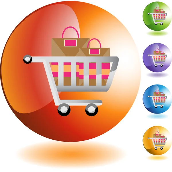 Shopping Cart web icon — Stock Vector