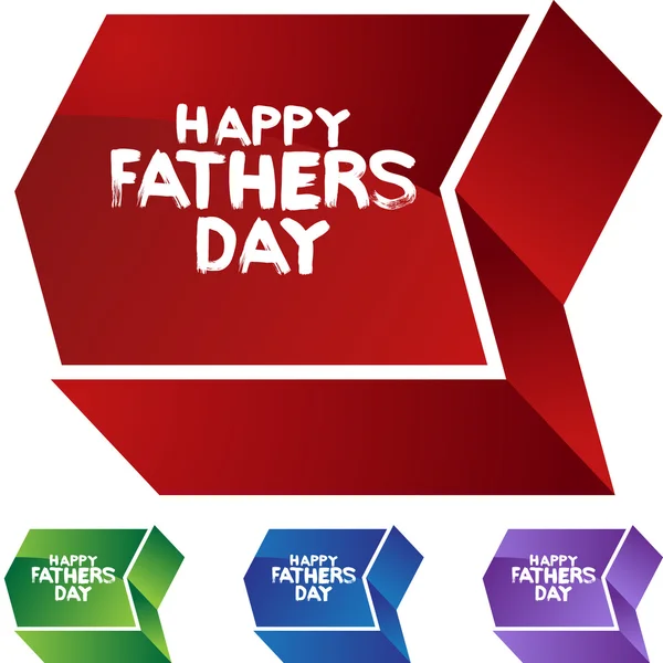 Happy Fathers Day — Stock Vector