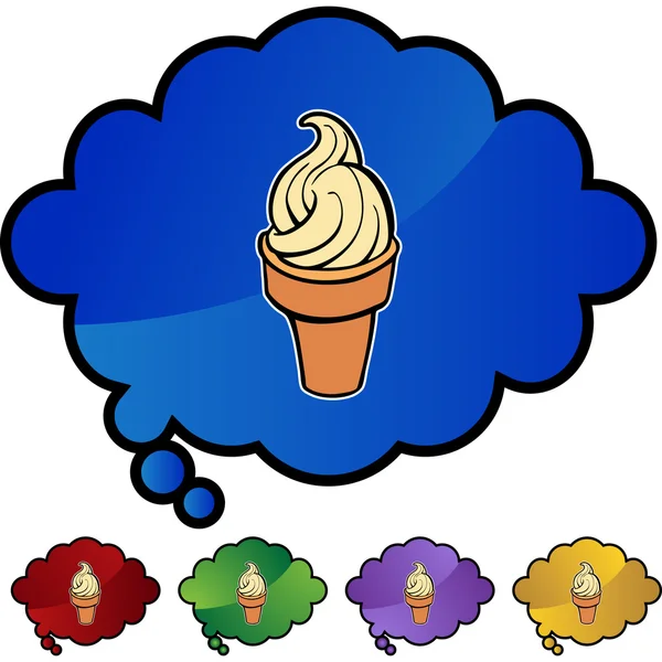 Ice Cream Cone — Stock Vector