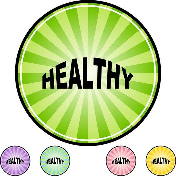 Κουμπί υγιή ιστό σημαδιών — Διανυσματικό Αρχείο
