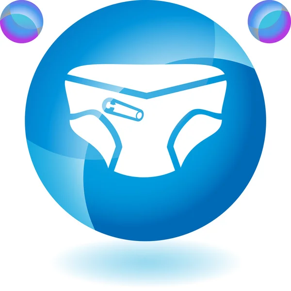 Diaper  web icon — Stock Vector