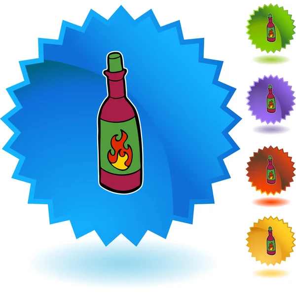 Hot Sauce web icon — Stock Vector