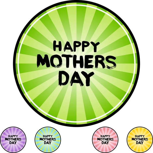 Šťastné matky den ikona — Stockový vektor