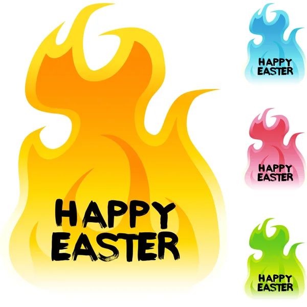 Bonne icône de Pâques — Image vectorielle