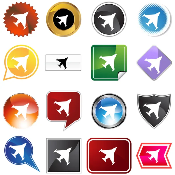 Jet Variety Set — Stock Vector