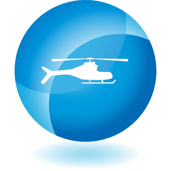 Conjunto de ícones de helicóptero —  Vetores de Stock