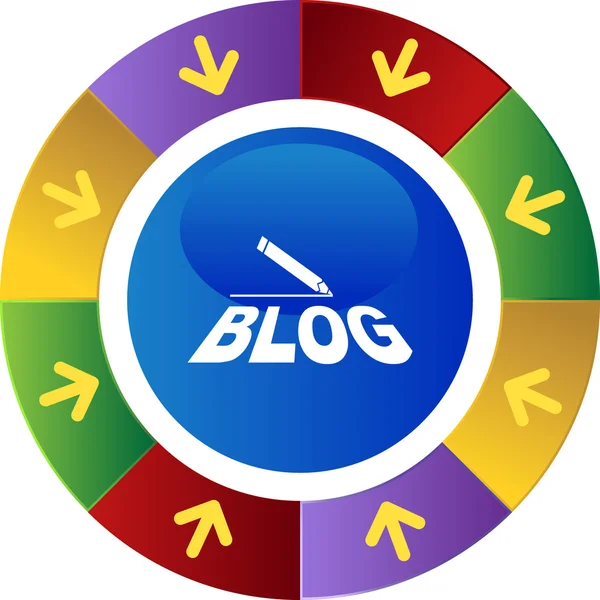 Blog icono web — Archivo Imágenes Vectoriales