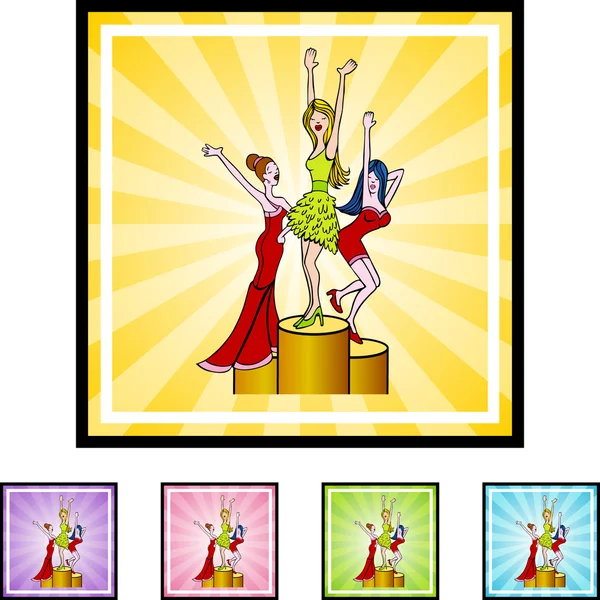 Divas web pictogram — Stockvector