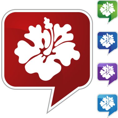 Hibiscus çiçek düğmesi