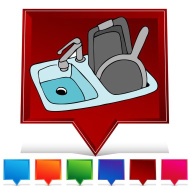 Kitchen Sink Gemstone düğme kümesi