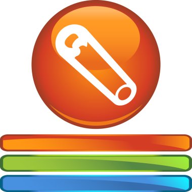 Çengelli iğne web düğmesi