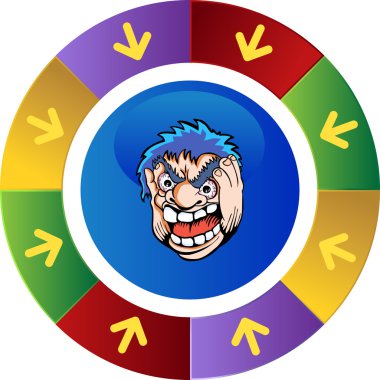 Kızgın adam web simgesi