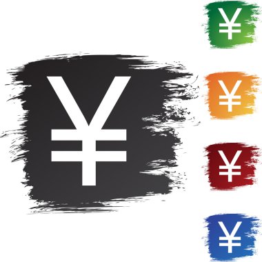 Yen para birimi web düğmesini