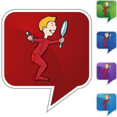 Adam dişlerini fırçalıyor.