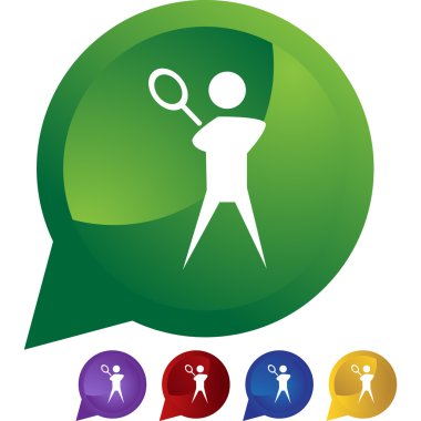 Tenis oyuncu web simgesi