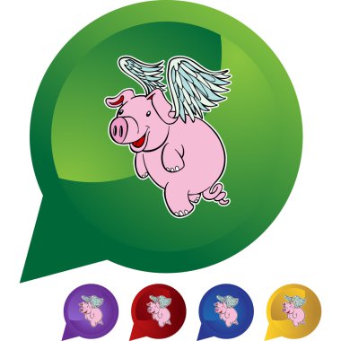 Uçan domuz web simgesi