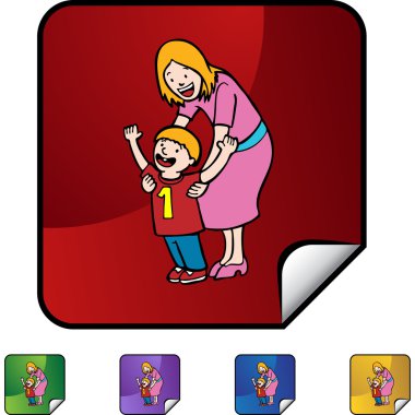 Yürümeye başlayan çocuk web simgesi