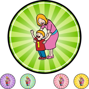 Yürümeye başlayan çocuk web simgesi