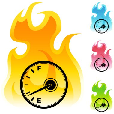 Yakıt göstergesi web simgesi