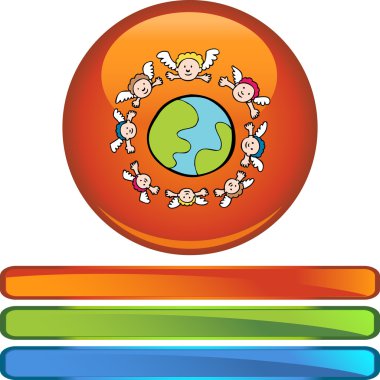 Koruyucu melekler simgesi web