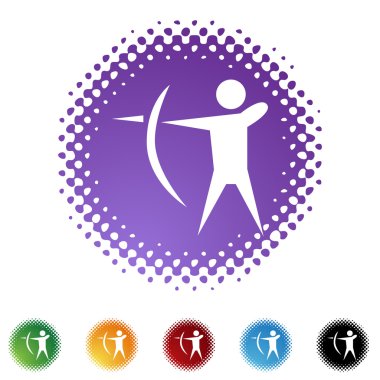 Okçuluk spor web simgesi