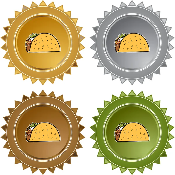 Icône web Taco — Image vectorielle