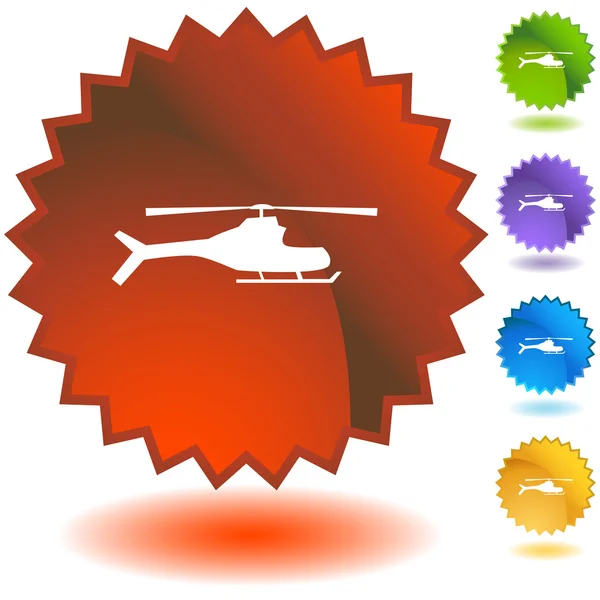 Helicopter Icon set — Stock Vector