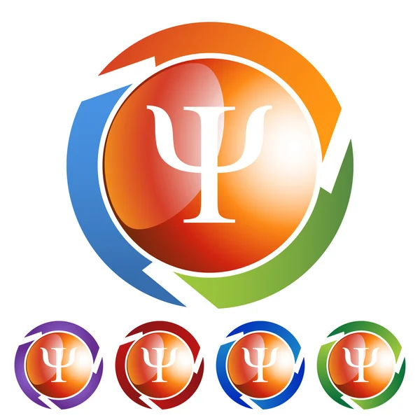 Greek Fraternity Symbol Icon — Stock Vector