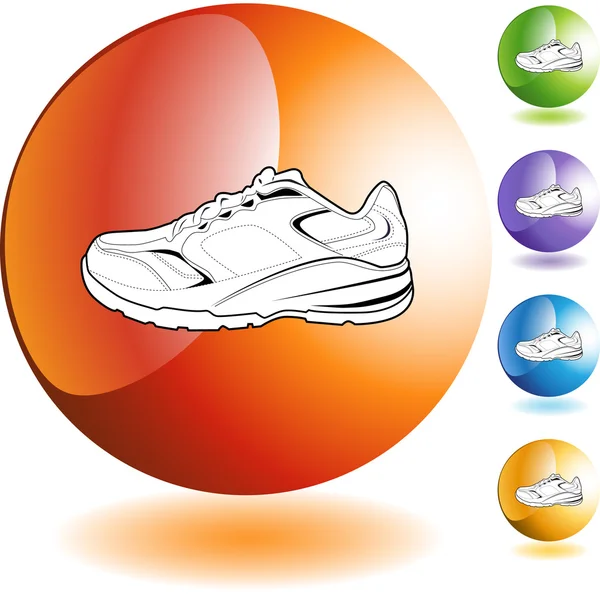 Ikona webové sportovní boty — Stockový vektor