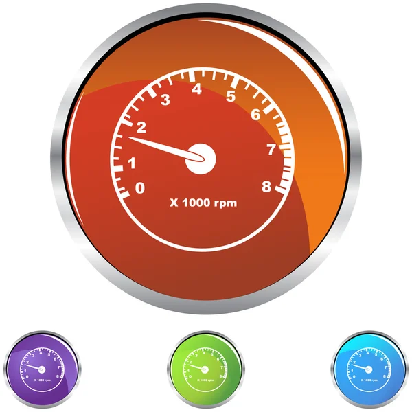 Taquímetro icono web — Archivo Imágenes Vectoriales