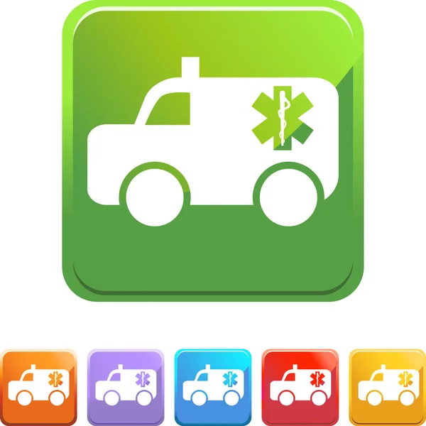 Paramedics web icon — Stock Vector