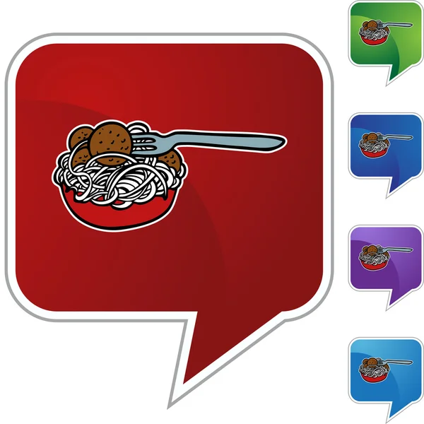 Spaghetti web icon — Stock Vector