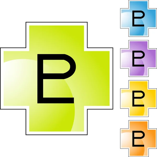 Botón web Plutón — Archivo Imágenes Vectoriales