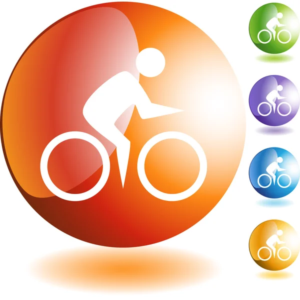 Велоспорт плавець web — стоковий вектор