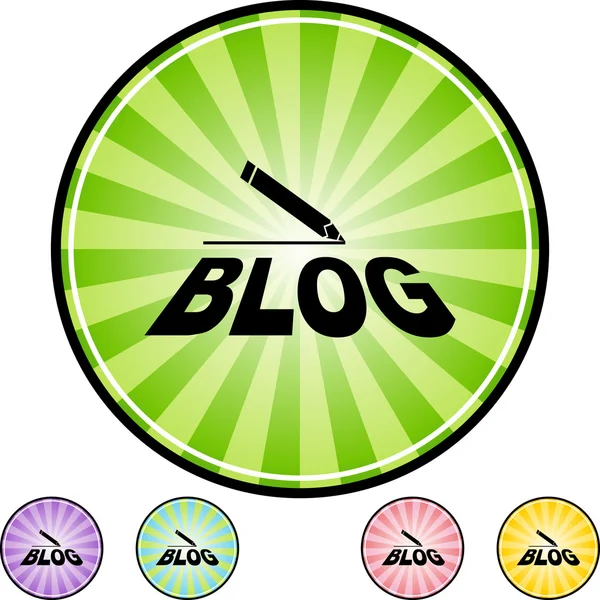 Blog web pictogram — Stockvector