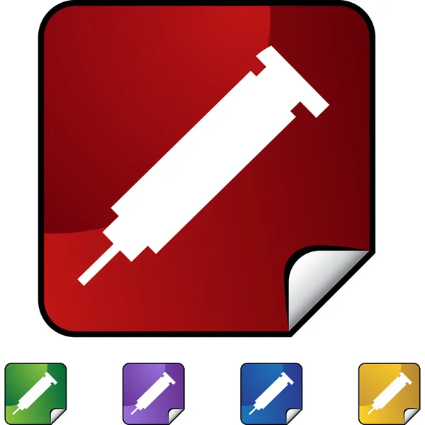 Syringe web icon — Stock Vector