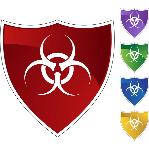 Biohazard web icon — Stock Vector