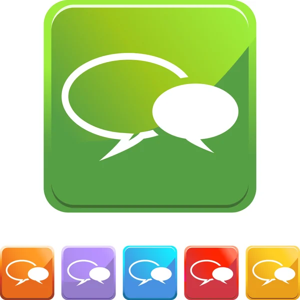 Set di icone di conversazione — Vettoriale Stock