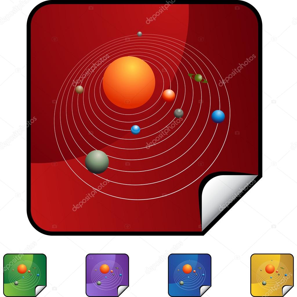 Solar System web icon