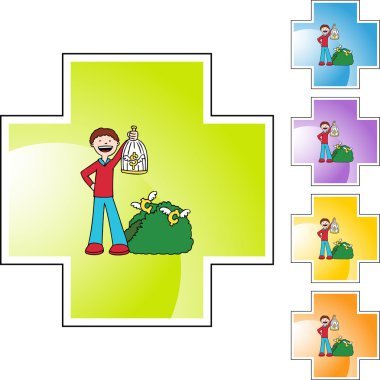 Kuş türü el web simgesi