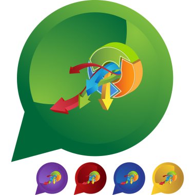 İşlem grafik web düğmesini