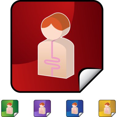 Sindirim hasta web simgesi