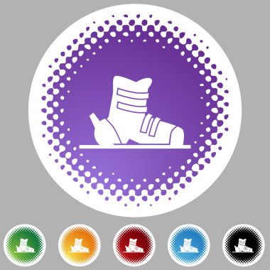 Kayak botu kutsal kişilerin resmi düğme