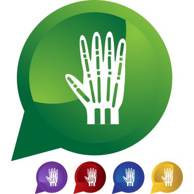 X-ışını el web düğmesi